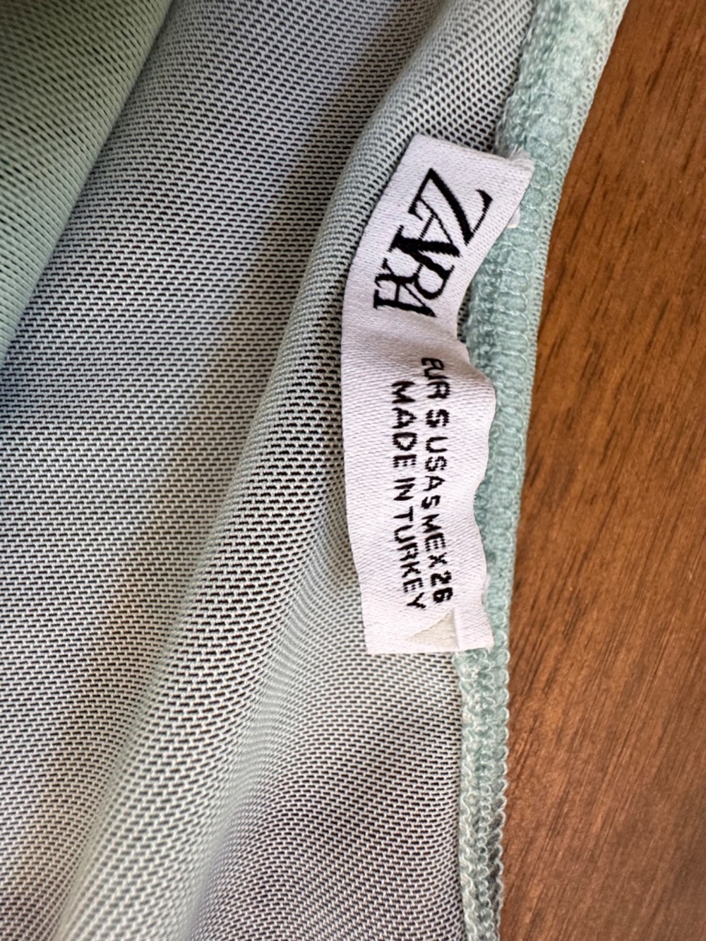 Zara Abstract Seashell Print Mesh Bodysuit - Picture 4 of 5